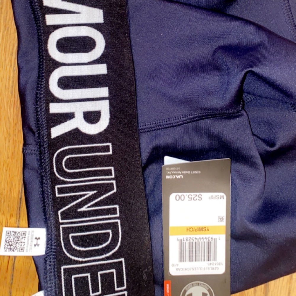 Blue under armor workout shorts